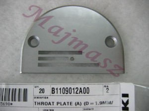 B1109-012-A00 płytka ściegowa oryginał JUKI # B1109012A00