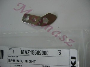 MAZ-15509000 blaszka dociskająca guzik prawa oryginał JUKI # MAZ15509000