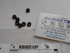 Część JUKI nr. kat. NS6080210SP / NUT 1/8-44