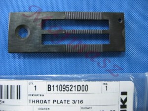 B1109-521-D00 płytka ściegowa 3/16" (4.8mm) oryginał JUKI # B1109521D00