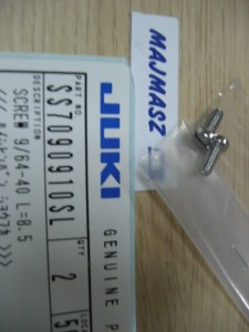 Część JUKI nr. kat. SS7090910SL / SCREW 9/64-40 L=8.5