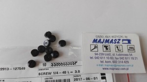 Część JUKI nr. kat. SS8660330SP / SCREW 1/4-40 L= 3.0