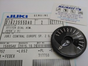 Część JUKI nr. kat. D1623555DA0 / STITCH DIAL ASM.
