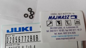 Część JUKI nr. kat. D2056772B0B / WASHER B T=0.4