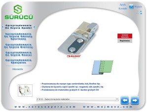 Zwijacz do łączenia materiałów  P013C do ramieniówki