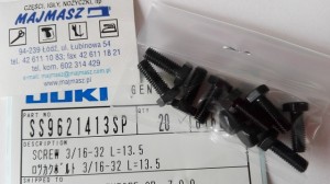 Część JUKI nr. kat. SS9621413SP / SCREW 3/16-32 L=13.5