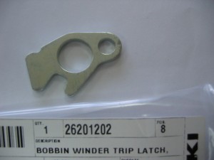 Część JUKI nr. kat. 262-01202        /BOBBIN WINDER TRIP LATCH