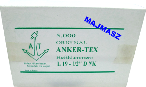 L19 1/2" 12,7mm przemysłowe zszywki Anker-tex do szablonów do tackera LEGEND-DELUX opakowanie 5000szt