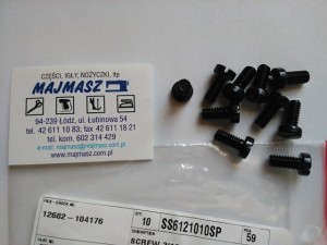 Część JUKI nr. kat. SS6121010SP / SCREW 3/16-28 L=10