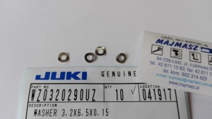 Część JUKI nr. kat. WZ0320290UZ / DISC STOPPER WASHER