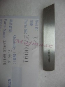 Nóź /LOWER KNIFE/ część oryginał PEGASUS nr kat. 277009000019 (#277009)