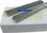 L19 1/4" 6,4mm przemysłowe zszywki Anker-tex do szablonów do tackera LEGEND-DELUX opakowanie 5000szt