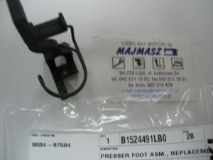 Część JUKI nr. kat. B1524491LB0 / PRESSER FOOT ASM., REPLACEMENT PART FOR B1524-490-