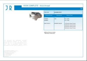 Część JUKI nr. kat. 40038870J7RTT  # 23028053 # 0268151814R / HOOK COMPLETE LARG CAPACITY thick thred