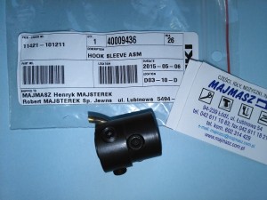 Część JUKI nr. kat. 40009436 / TULEJA CHWYTACZA DO DZIURKARKI LBH / HOOK SLEEVE ASM