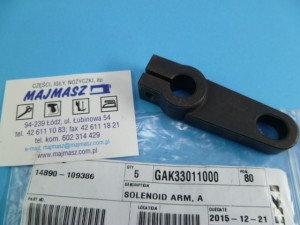 Część JUKI nr. kat. GAK33011000 / RAMIĘ SOLENOIDU / SOLENOID ARM, A