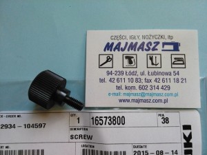 Część JUKI nr. kat. 16573800 / SCREW