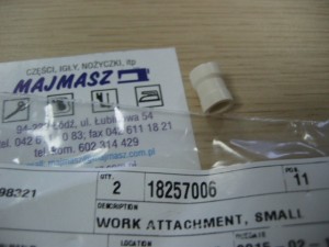 Część JUKI nr. kat. 18257006 / WORK ATTACHMENT, SMALL