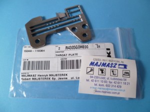 Część JUKI nr. kat. R4305G0HE00 / PŁYTKA OWERLOK 4 NITKOWY MOJ / THROAT PLATE