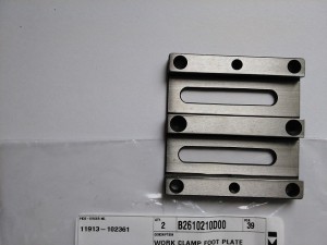 Część JUKI nr. kat. B2610210D00 / WORK CLAMP FOOT PLATE