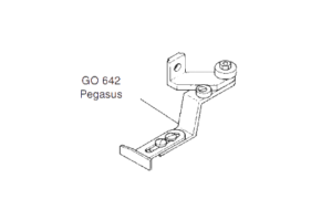 CF GO642 linijka prosta , ogranicznik uchylny do owerloka Pegasus