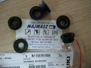 Część JUKI nr. kat. B1156781000 / RUBBER BUSHING