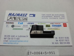 17-0064-5-951 # 1700645951 kowadełko 13mm do dziurkarki odzieżowej Minerva Reece 100  ZAMIENNIK TAIWAN