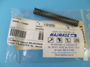 Część JUKI nr. kat. 11212701 / SPRĘŻYNA / STOPPER SPRING