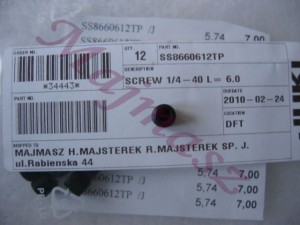 SS-8660612-TP  wkręt oryginał JUKI # SS8660612TP