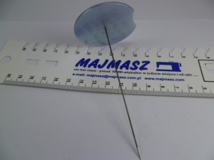 Szpila, szpilka, igła na krojownię do mocowania tkanin 100 mm x1,2 mm